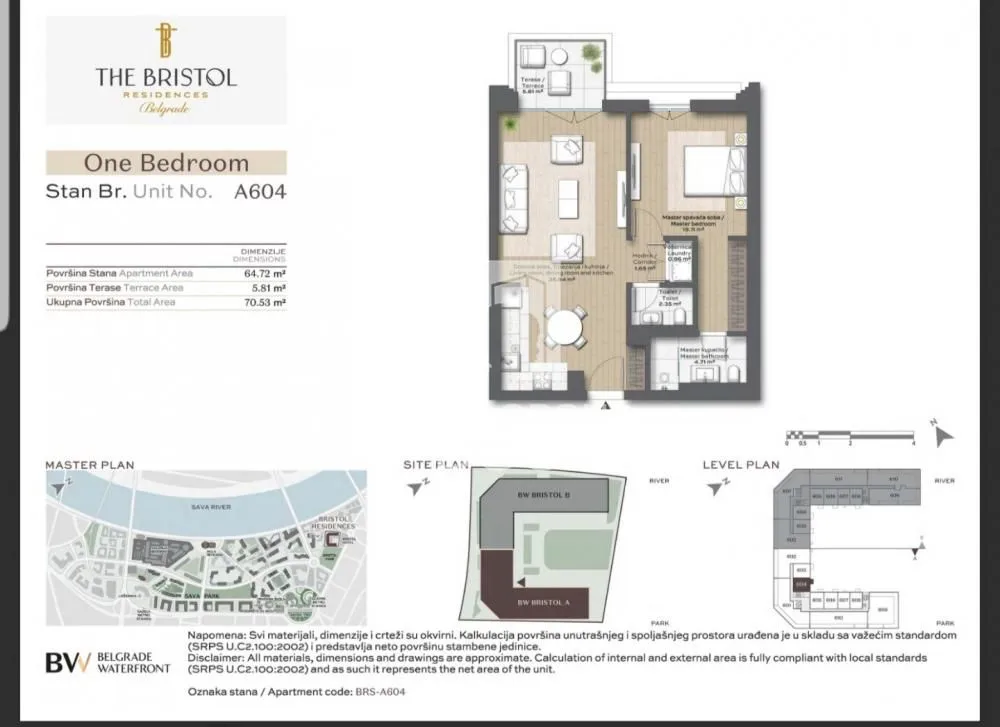 Prodaja, dvosoban stan, 70m², Savski Venac, Beograd