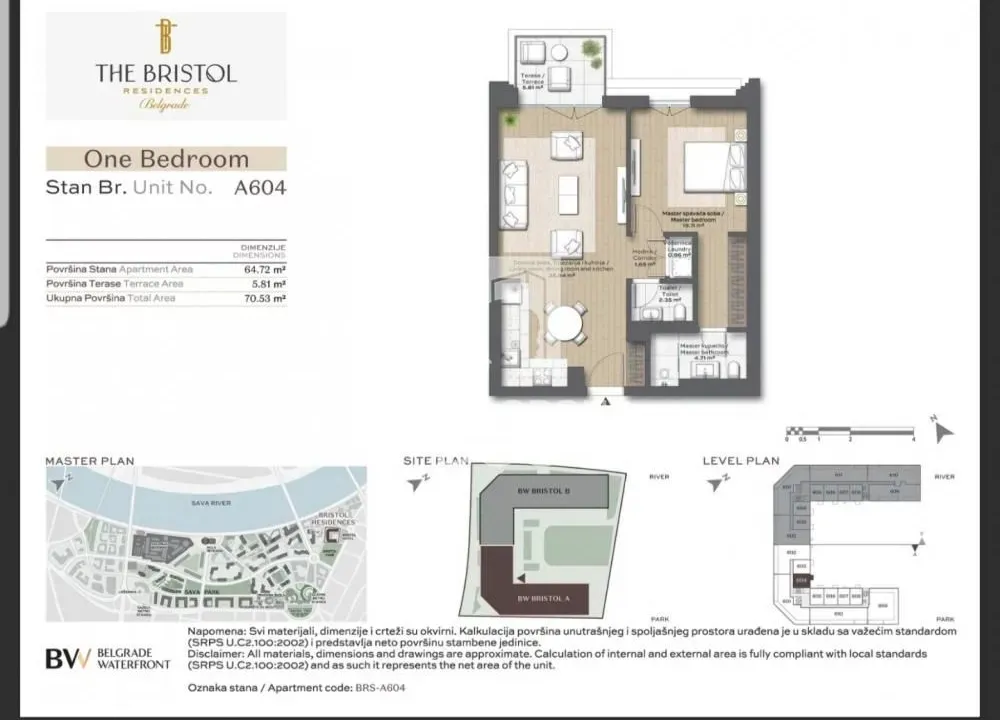 Prodaja, dvosoban stan, 70m², Savski Venac, Beograd