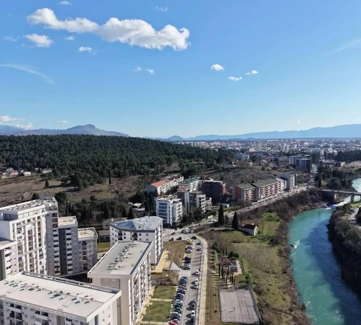 Izdavanje, jednosoban stan, 46m², City Kej, Podgorica