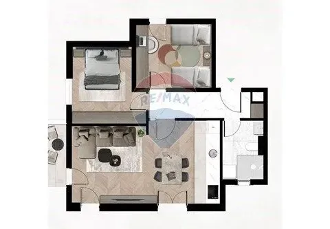 Prodaja, dvosoban stan, 60m², Kavač, Kotor - image 3