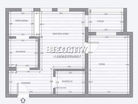 Prodaja, dvosoban stan, 51m², Karaburma, Palilula Sve Podlokacije - image 17