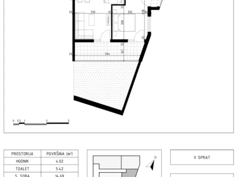 Prodaja, jednosoban stan, 78m², Zabjelo, Podgorica - image 3