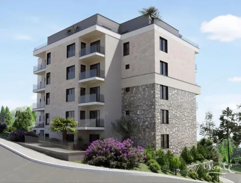 Spoljašnji izgled moderne stambene zgrade sa terasama i uređenom okolinom. - image 7