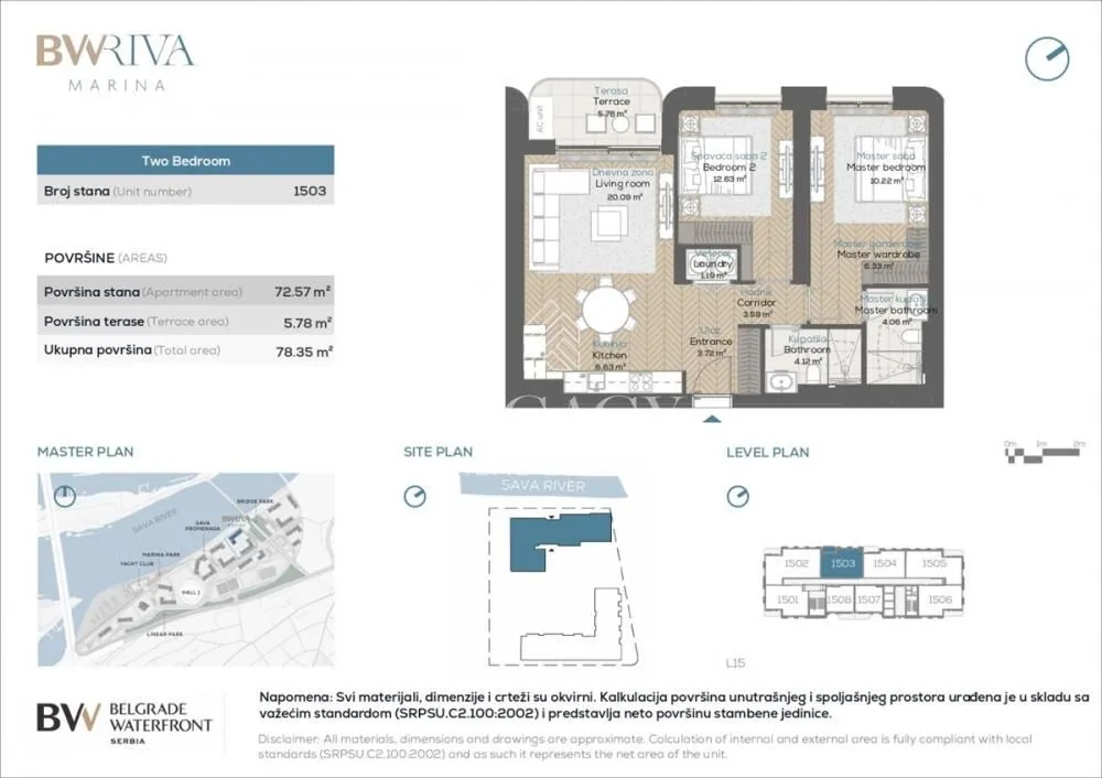 Prodaja, trosoban stan, 78m², Savski Venac, Beograd