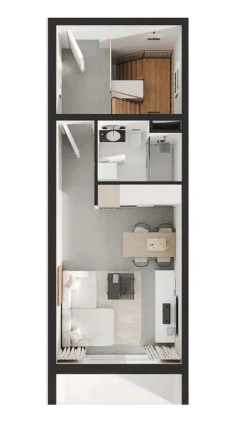 Sale, studio apartment, 29m², Tivat, Crna Gora