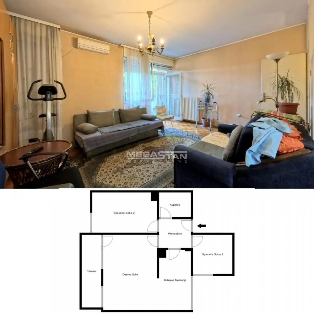 Prodaja, dvosoban stan, 64m², Borča 1, Borča Sve Podlokacije