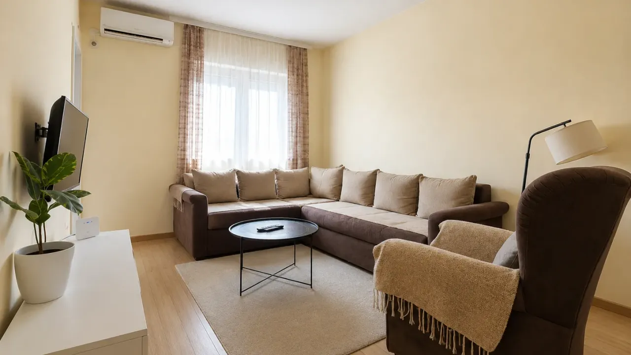 Rent, one bedroom apartment, 45m², City Kvart, Podgorica