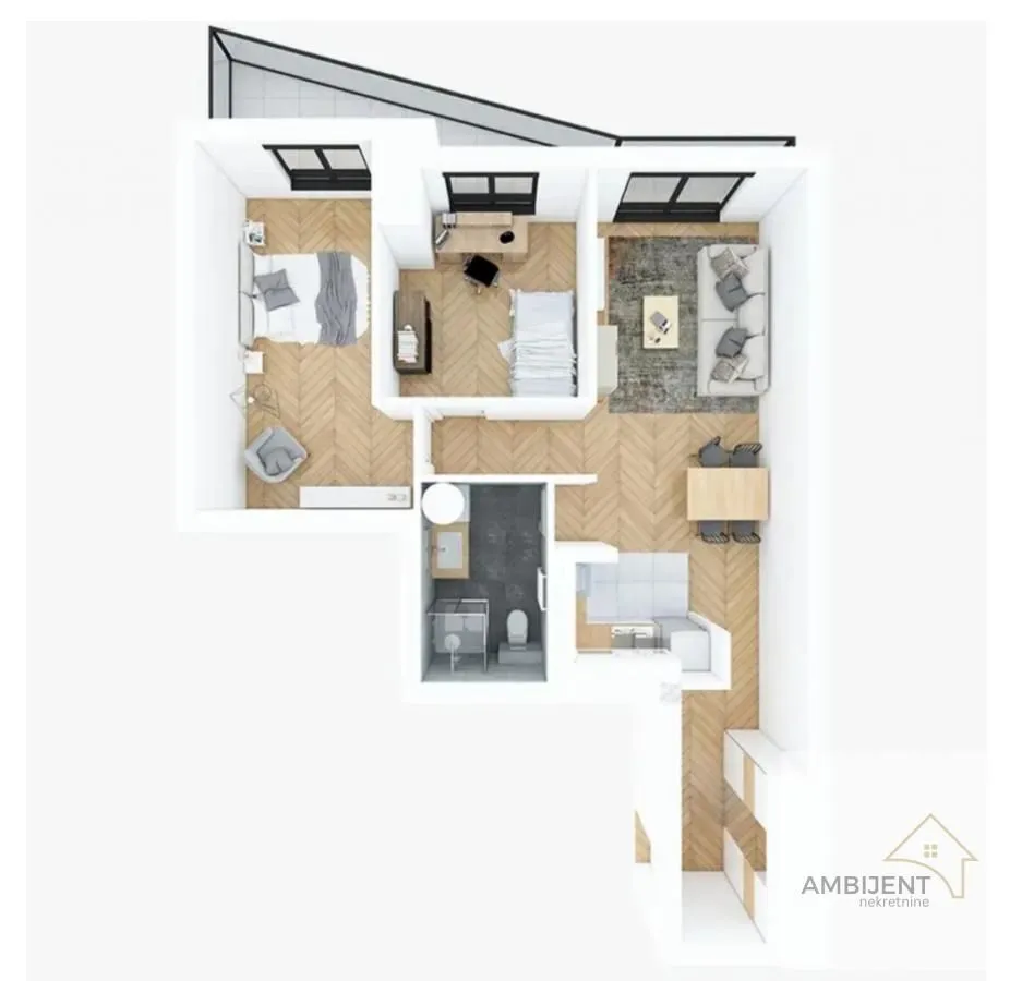 Prodaja, trosoban stan, 71m², Voždovac Sve Podlokacije, Beograd