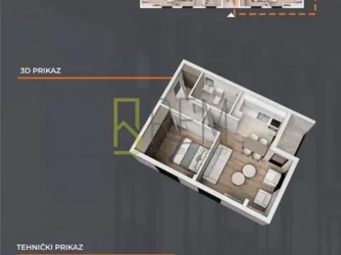 Sale, one bedroom apartment, 46m², Stari Aerodrom, Podgorica - image 8