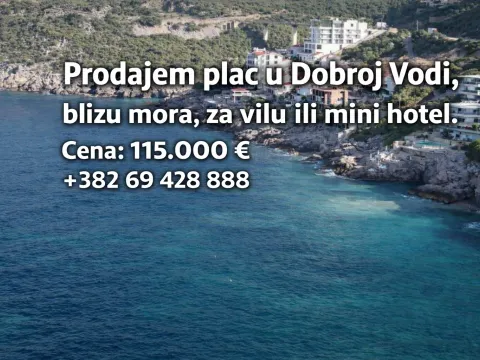 Prodaja, plac, 420m², Dobra Voda, Budva - image 1