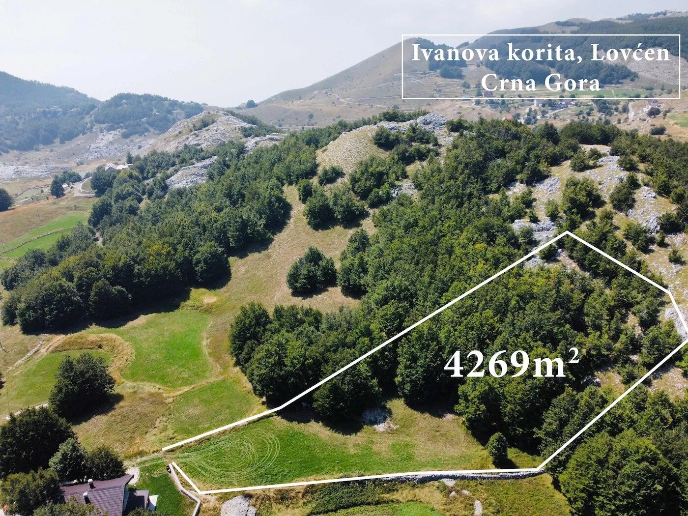 Prodaja, plac, 4269m², Ivanova Korita, Cetinje