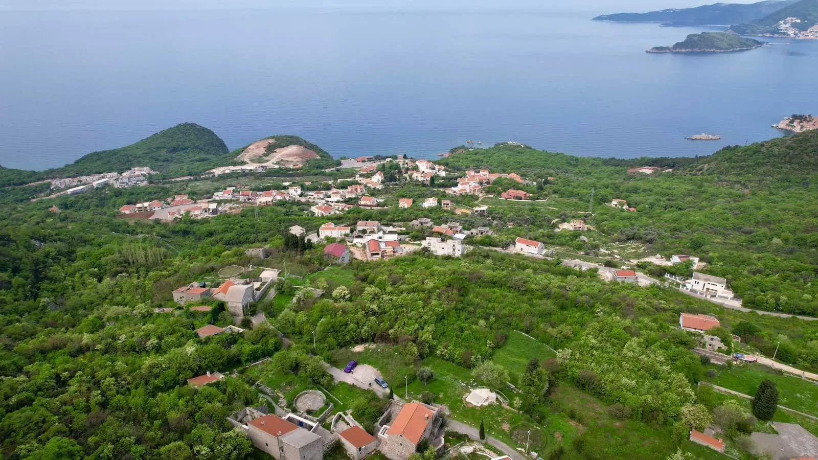 Prodaja, plac, 1640m², Blizikuće, Budva