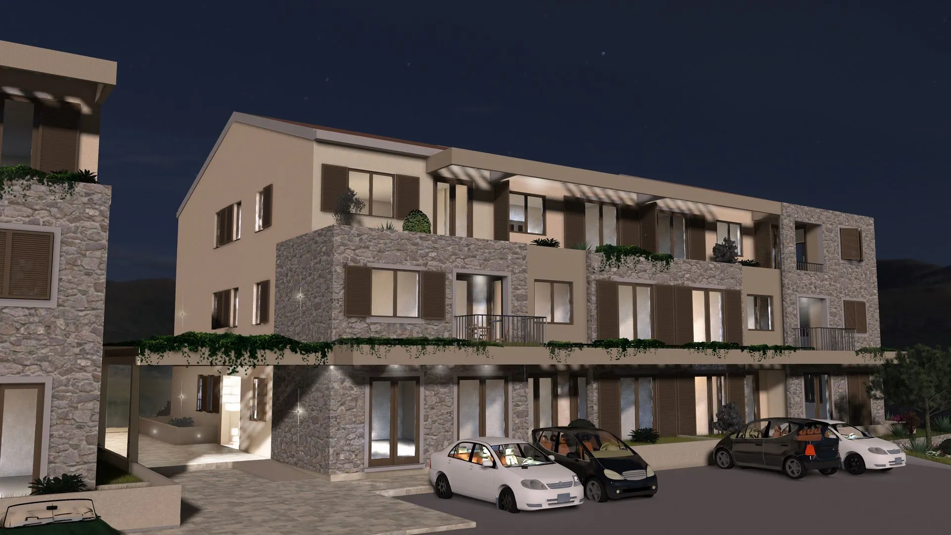 Sale, one bedroom apartment, 46m², Radanovići, Kotor