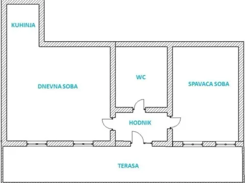 Sale, one bedroom apartment, 46m², Pinješ, Ulcinj - image 4