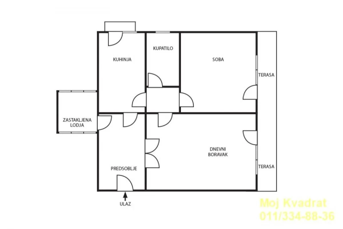 Prodaja, dvosoban stan, 77m², Novi Beograd Sve Podlokacije, Beograd