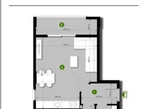 Sale, one bedroom apartment, 53m², Čeluga, Bar - image 3