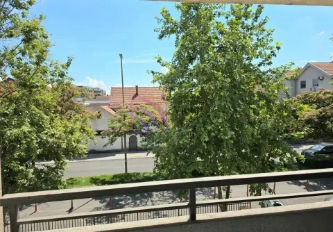 Pogled sa terase na okolno zelenilo i gradsku ulicu. - image 2