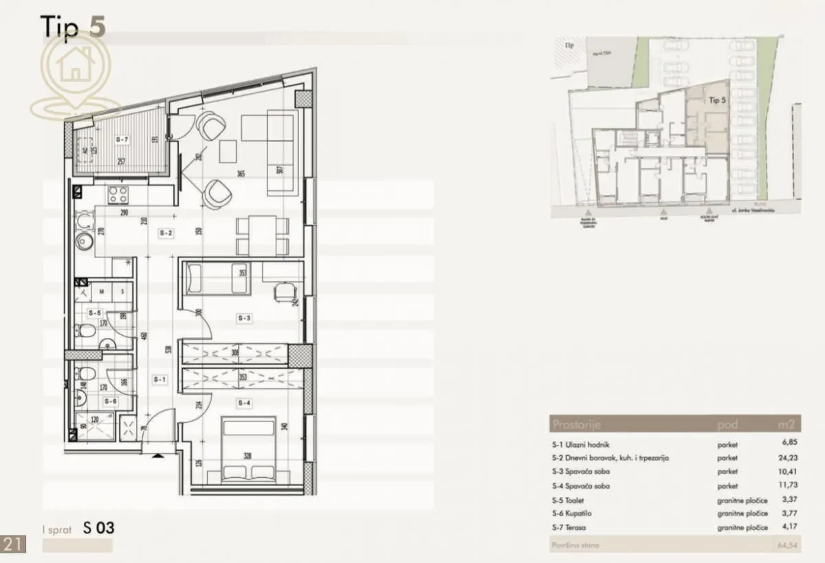 Prodaja, jednosoban stan, 48m², Medijana, Niš