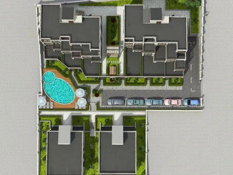 Sale, one bedroom apartment, 57m², Tivat, Crna Gora - image 12