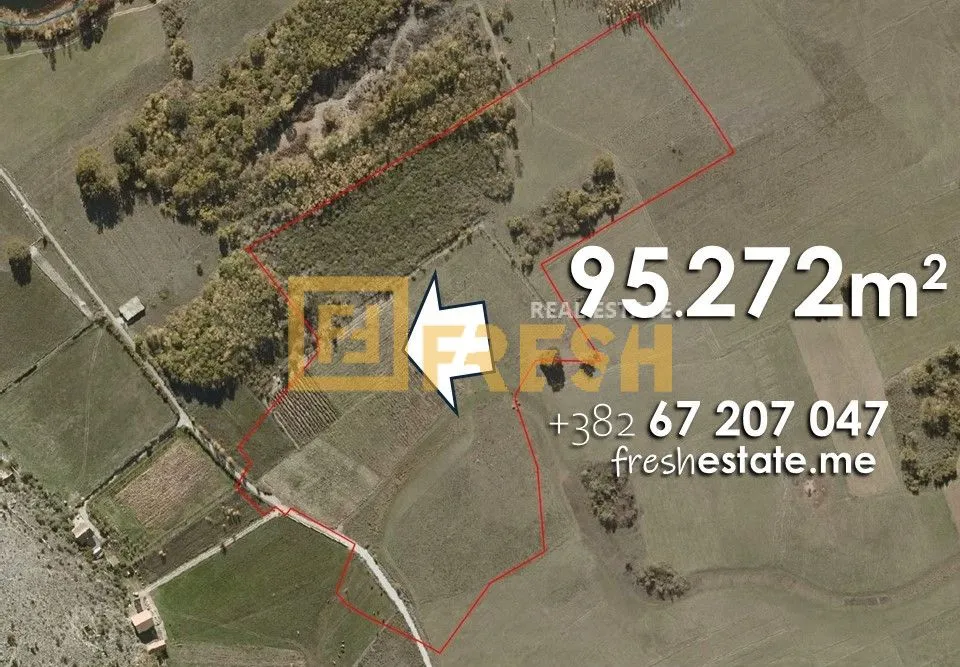 Prodaja, plac, 95272m², Mareza, Podgorica