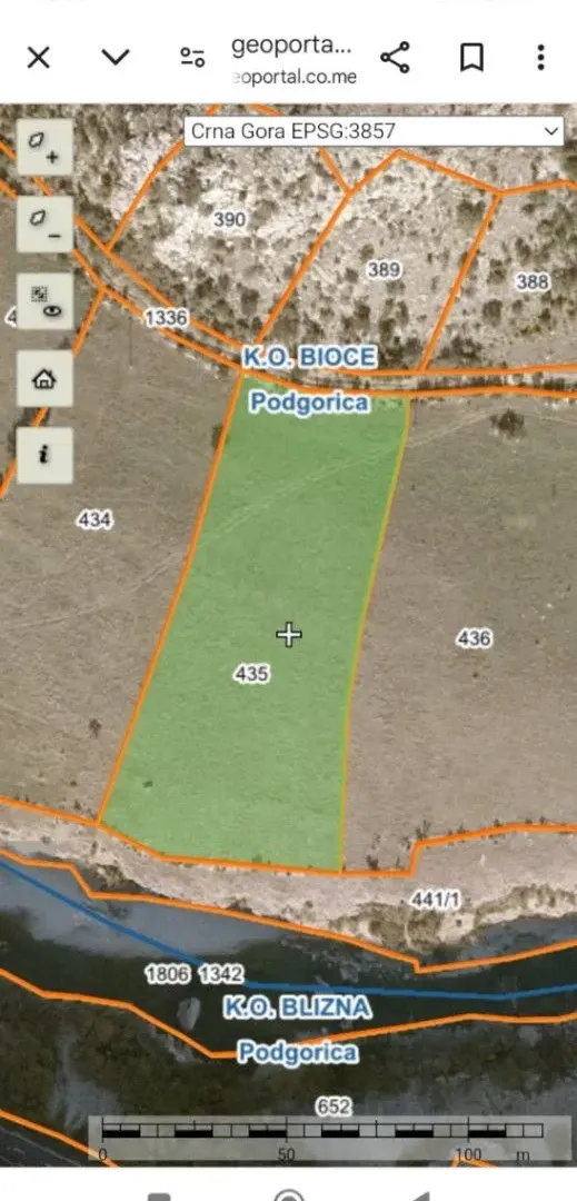 Sale, land lot, 7155m², Bioče, Podgorica