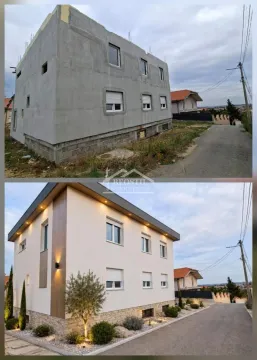Prikaz objekta u izgradnji i završenog objekta sa uređenim dvorištem. - image 19