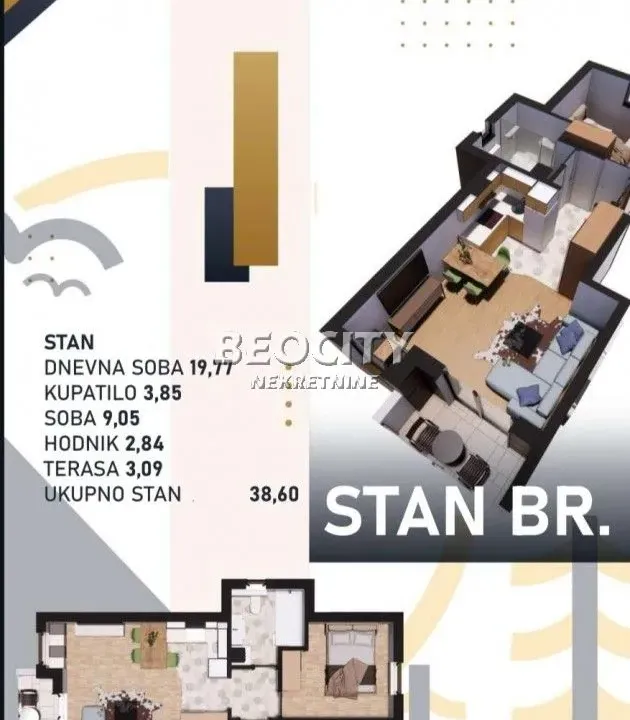 Sale, two bedroom apartment, 39m², Obudojevica, Zlatibor