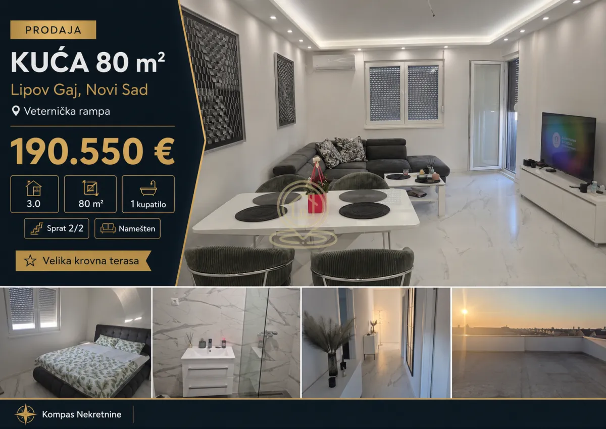 Prodaja, kuća, 80m², Veternička rampa, Novi Sad Sve Podlokacije