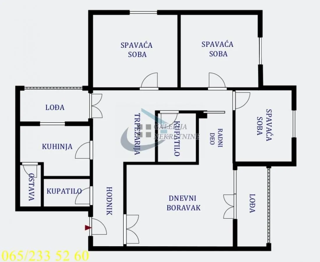 Prodaja, trosoban stan, 95m², Labudovo Brdo, Beograd