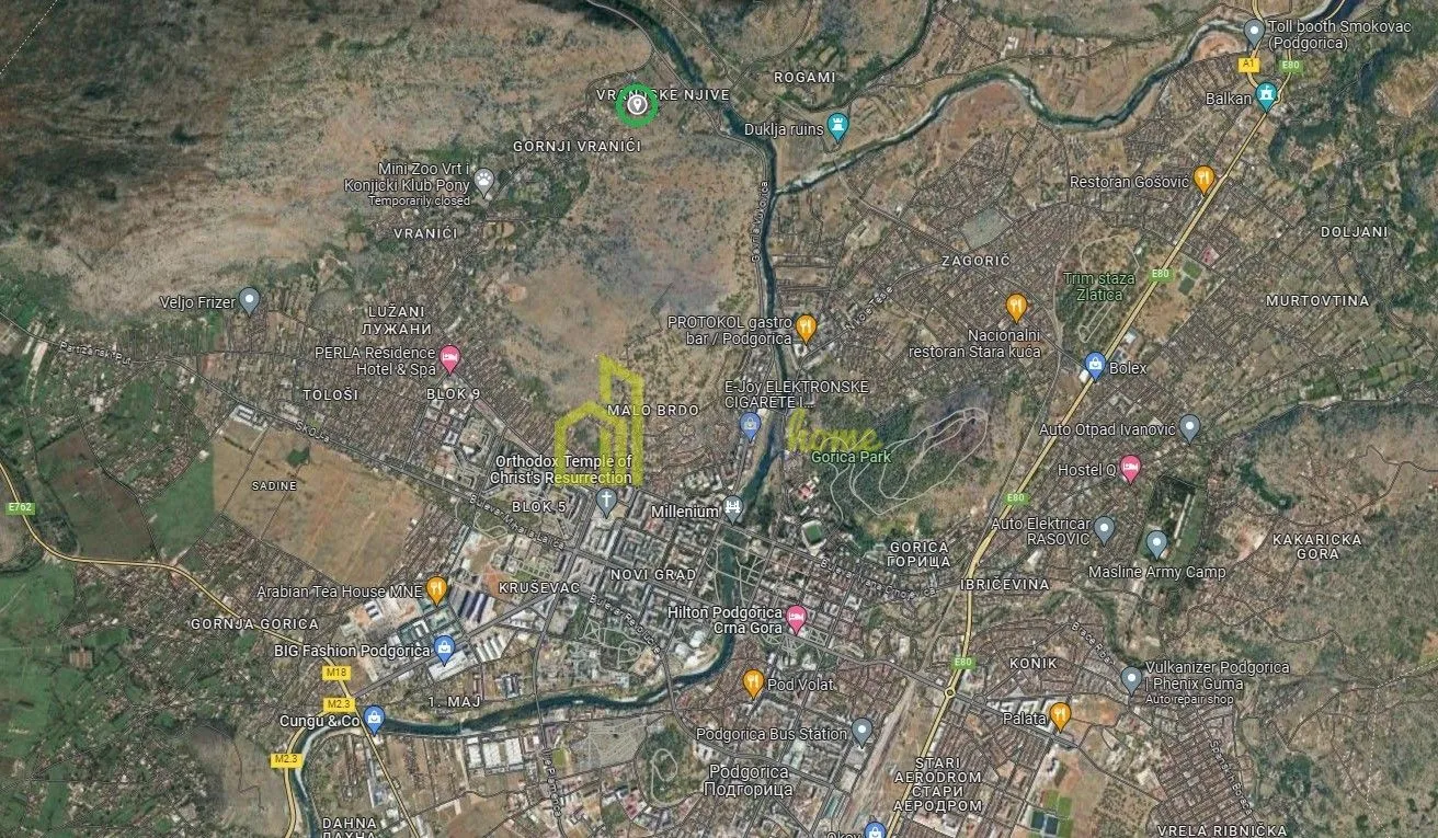 Prodaja, plac, 1000m², Rogami, Podgorica