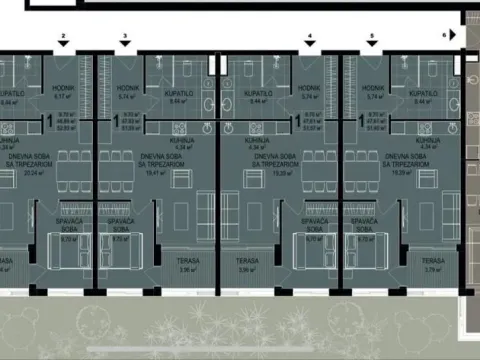 Sale, one bedroom apartment, 52m², Bečići, Budva - image 26