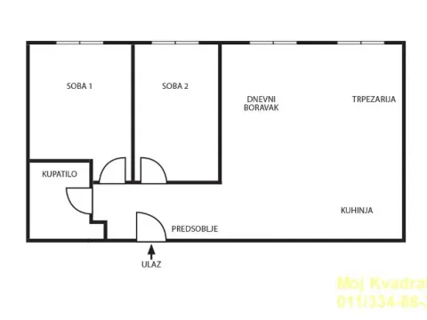 Prodaja, trosoban stan, 62m², Crveni Krst, Beograd - image 16