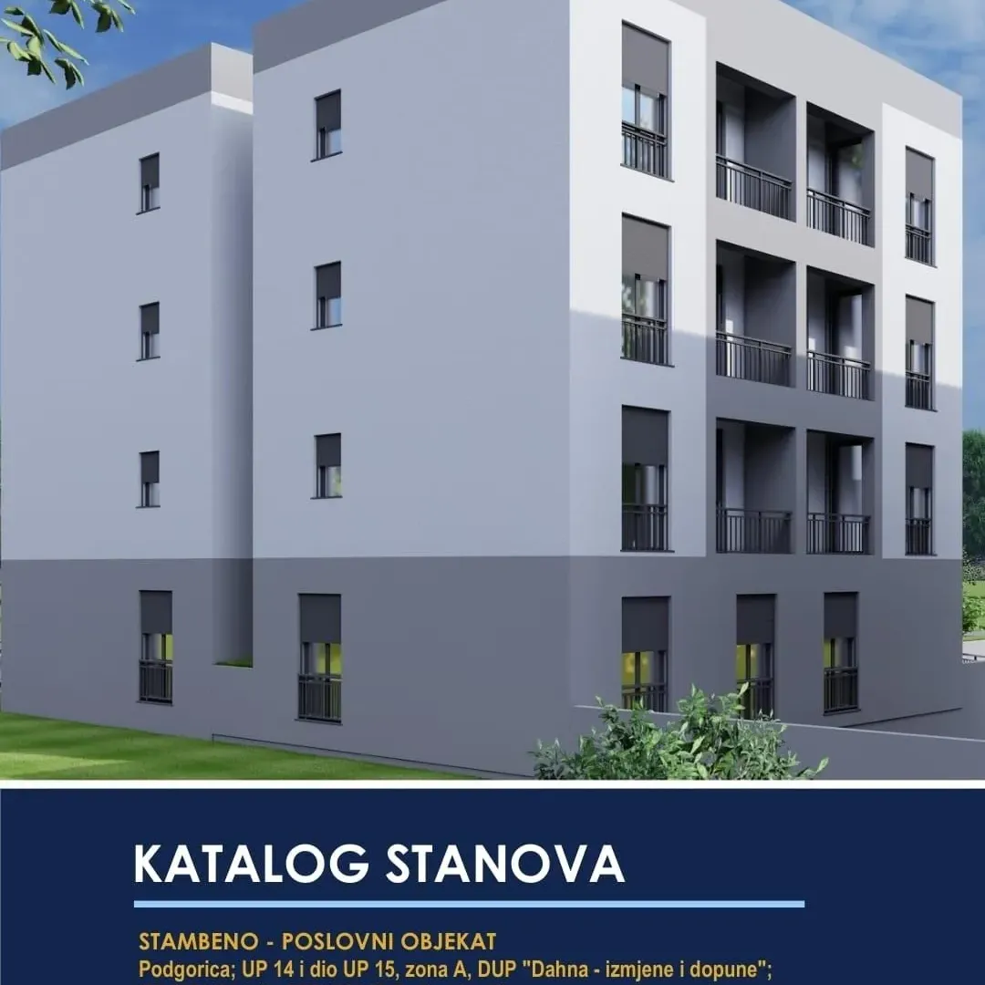 Prodaja, jednosoban stan, 46m², Dahna, Podgorica