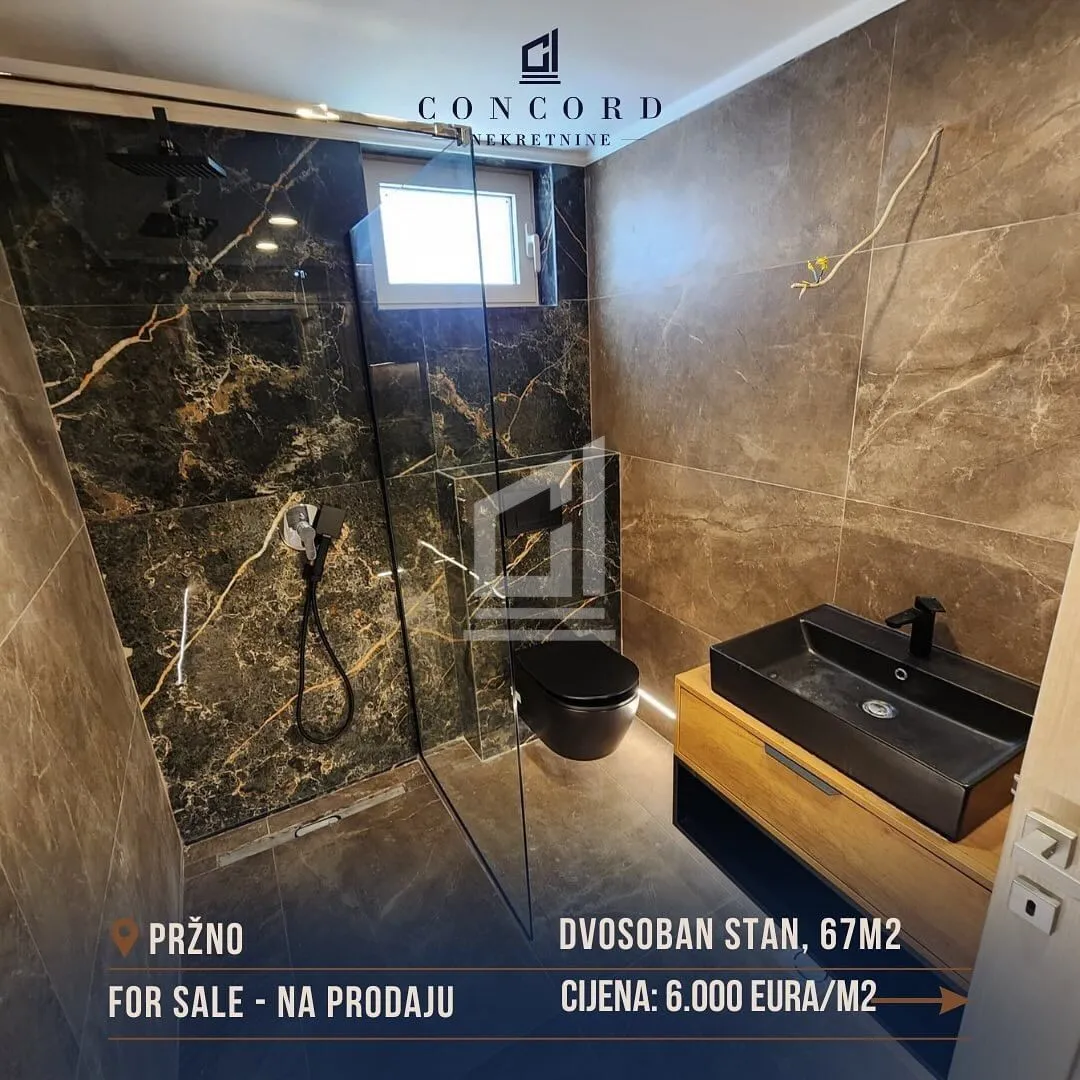 Sale, two bedroom apartment, 67m², Budva, Crna Gora