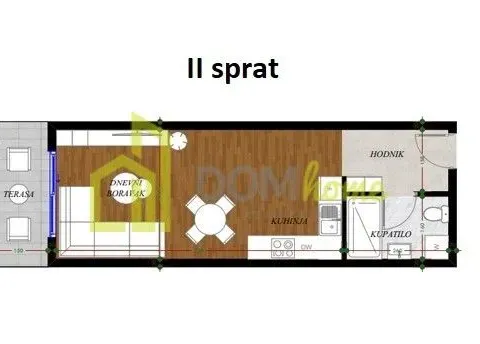 Sale, studio apartment, 36m², Gorica C, Podgorica - image 7