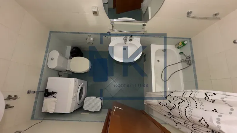 Rent, two bedroom apartment, 75m², Preko Morače, Podgorica