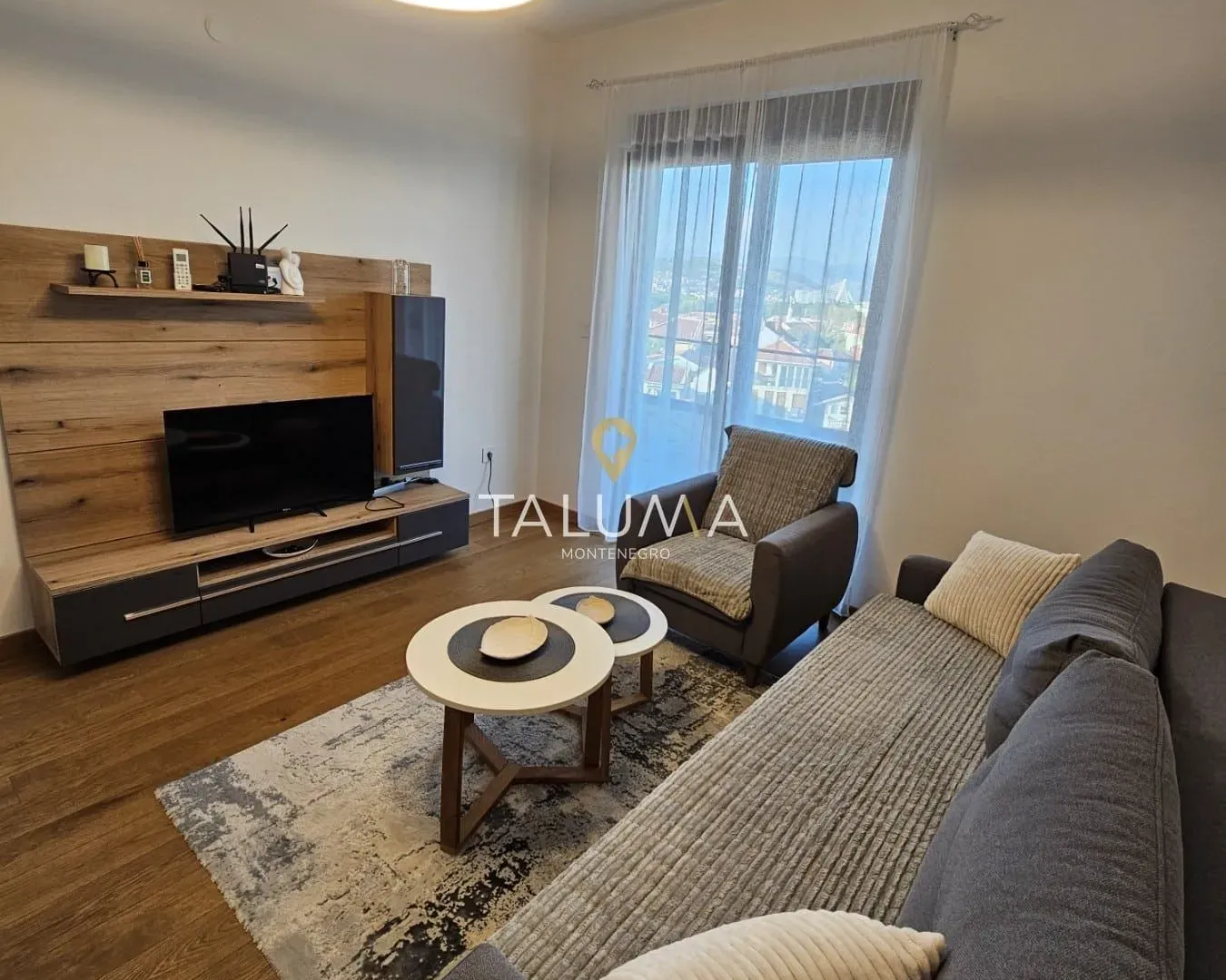 Rent, one bedroom apartment, 59m², Stara Varoš, Podgorica