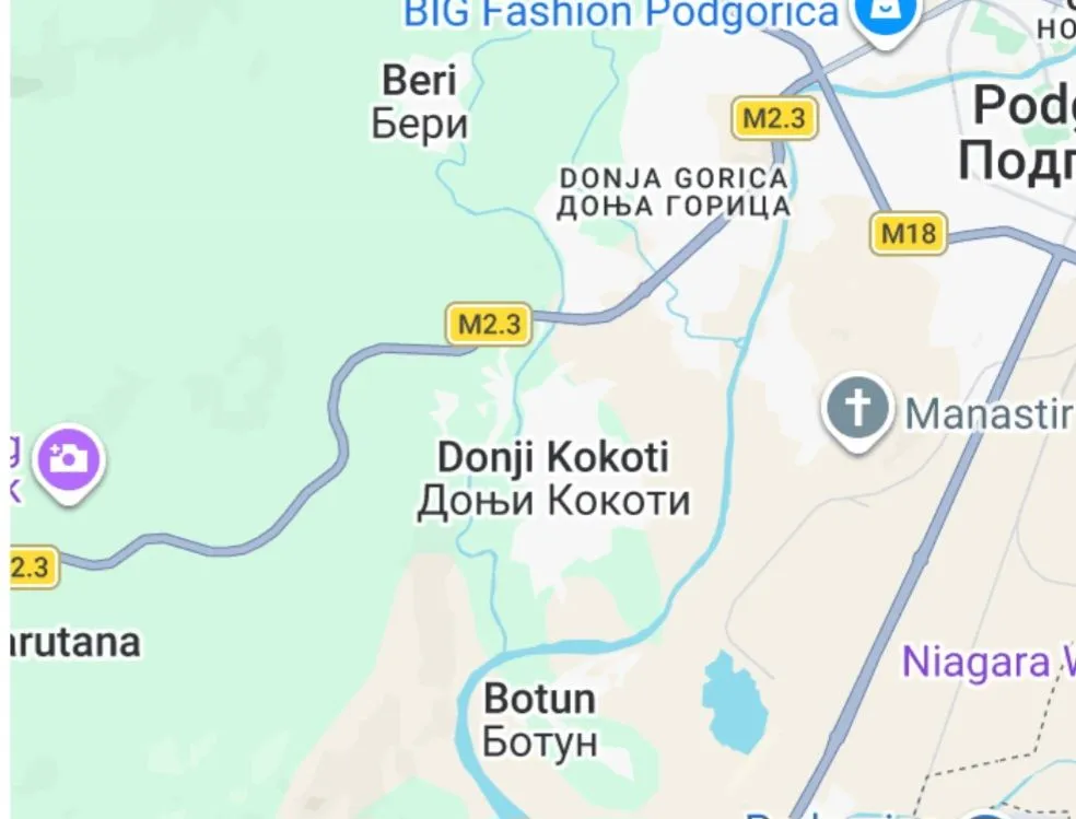 Prodaja, plac, 582m², Donji Kokoti, Podgorica