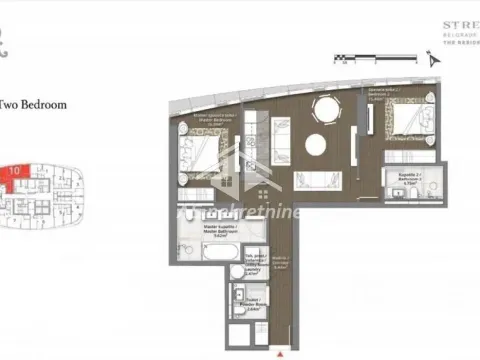 Izdavanje, trosoban stan, 90m², Savski Venac, Beograd - image 31