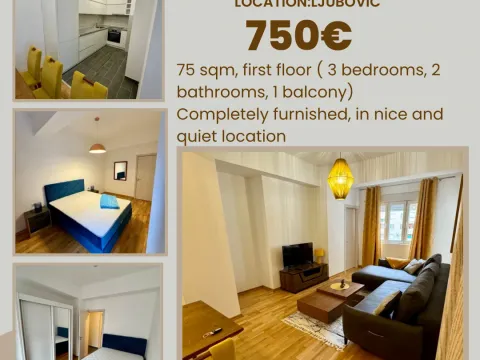 Izdavanje, trosoban stan, 75m², Ljubović, Podgorica - image 1