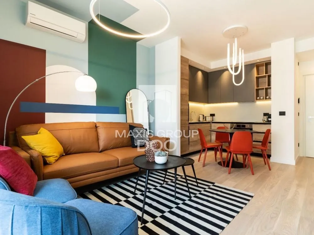 Rent, two bedroom apartment, 52m², Savski Venac, Beograd