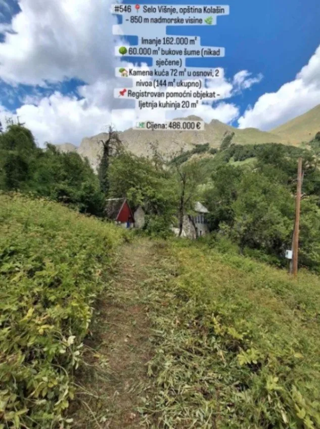 Prodaja, plac, 162000m², Kolašin, Crna Gora