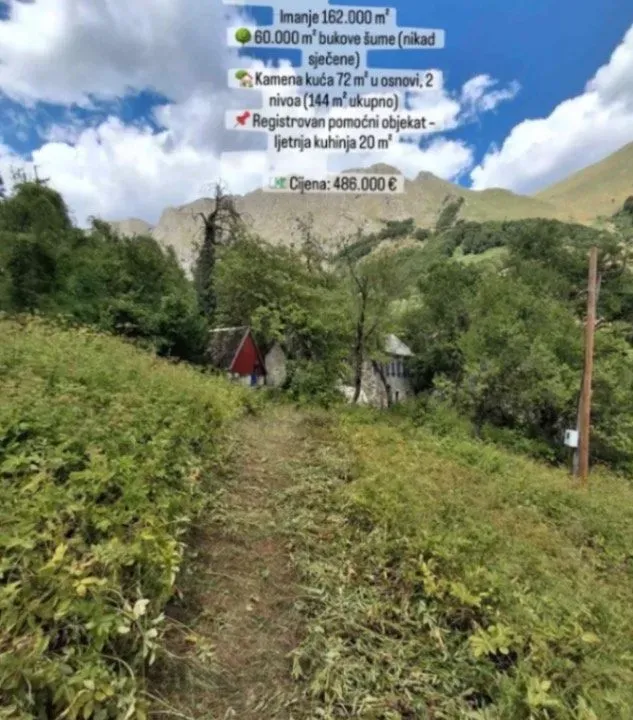 Sale, land lot, 162000m², Kolašin, Crna Gora