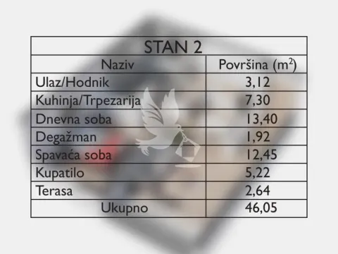Prodaja, dvosoban stan, 46m², Mladenovac, Beograd - image 2