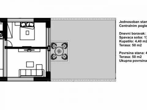 Sale, one bedroom apartment, 96m², Budva, Crna Gora - image 8