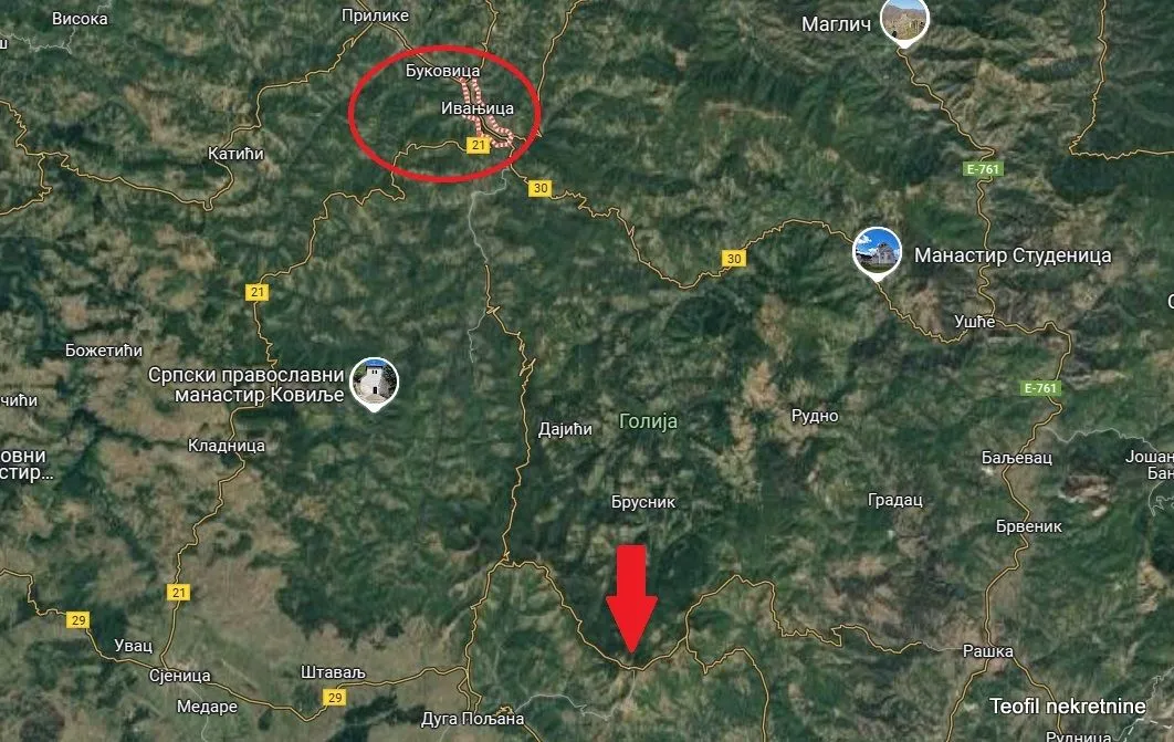 Prodaja, plac, 900m², Golija, Ivanjica