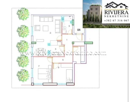 Prodaja, dvosoban stan, 79m², Dobrota, Kotor - image 4