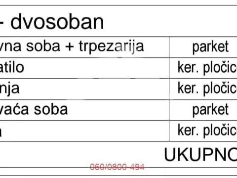 Prodaja, dvosoban stan, 49m², Hadzipopovac, Palilula Sve Podlokacije - image 2
