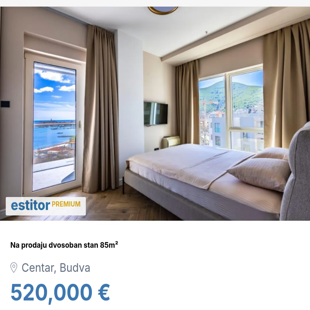 Sale, two bedroom apartment, 85m², Centar, Budva