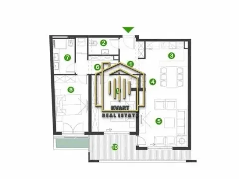 Prodaja, dvosoban stan, 76m², Zagorič, Podgorica - image 6